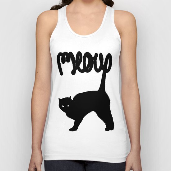 Meow Unisex Tank Top