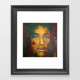Portrait of a Black Woman III Framed Art Print