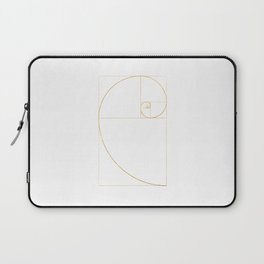 Golden Ratio Sacred Fibonacci Spiral Laptop Sleeve