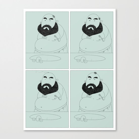 HAIR LOSS Canvas Print