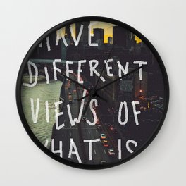 Different Views Wall Clock