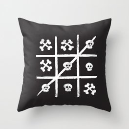 Skull + Bones Throw Pillow