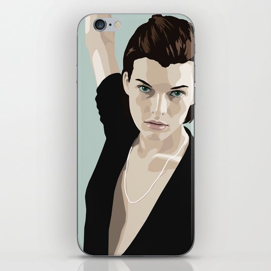 Milla Jovovich iPhone Skin