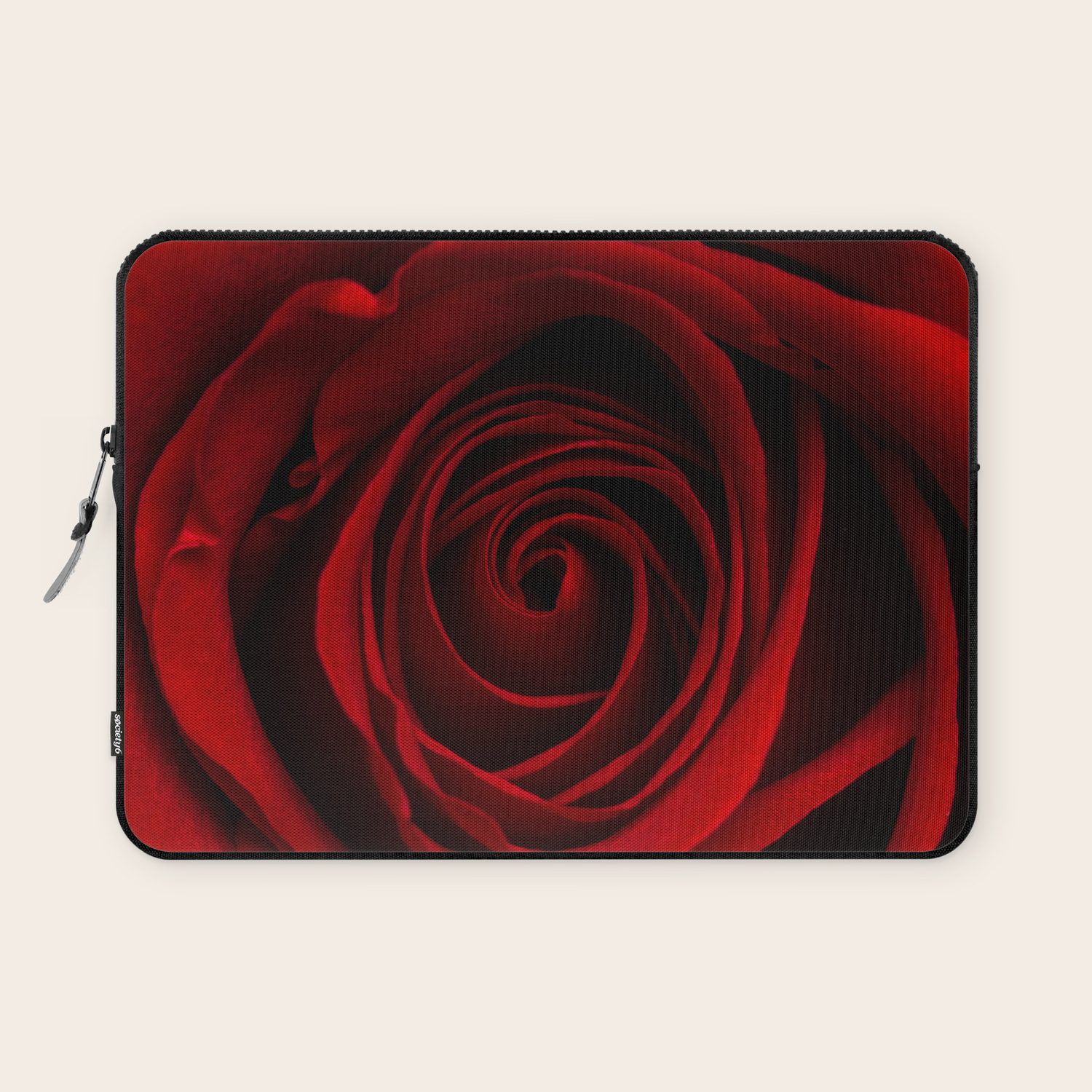 Dark Red Aesthetic Vintage Retro Roses Background Laptop Sleeve By Cheery Connection Society6