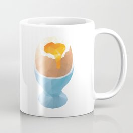 Boiled Egg Polygon Art Coffee Mug