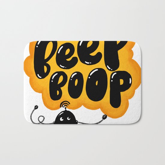 Beep boop Bath Mat