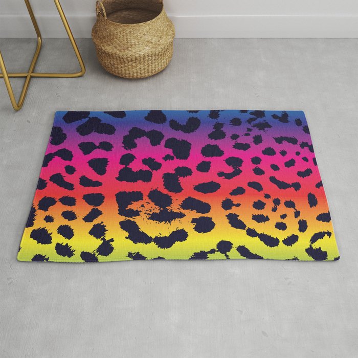 Pride Cheetah Pattern Rug