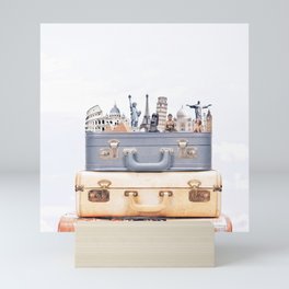 Travel Luggage Mini Art Print