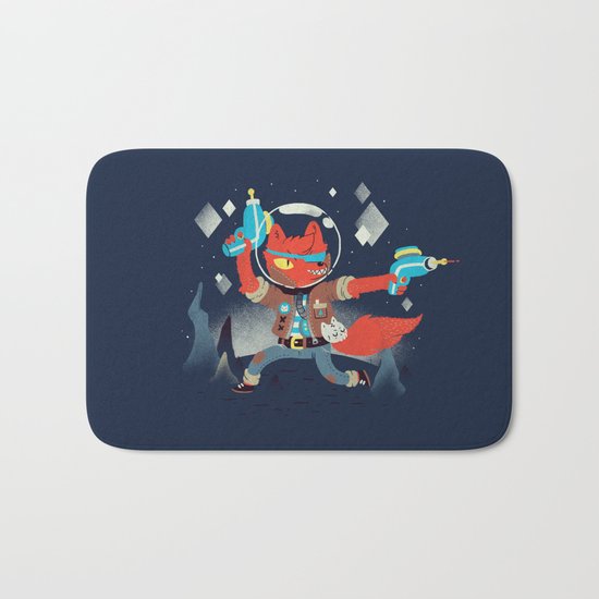 Bounty Hunter Space Cat Killa Bath Mat