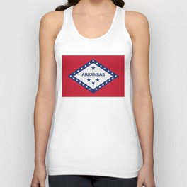 Flag of Arkansas US State Flags Banner Colors Emblem Symbol Iconography Unisex Tank Top