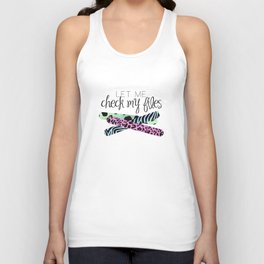 Let Me Check My Files Tank Top