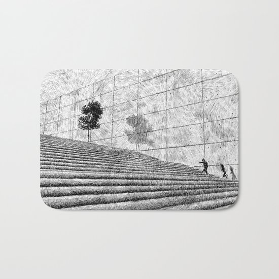 Fingerprint - Stairway Bath Mat