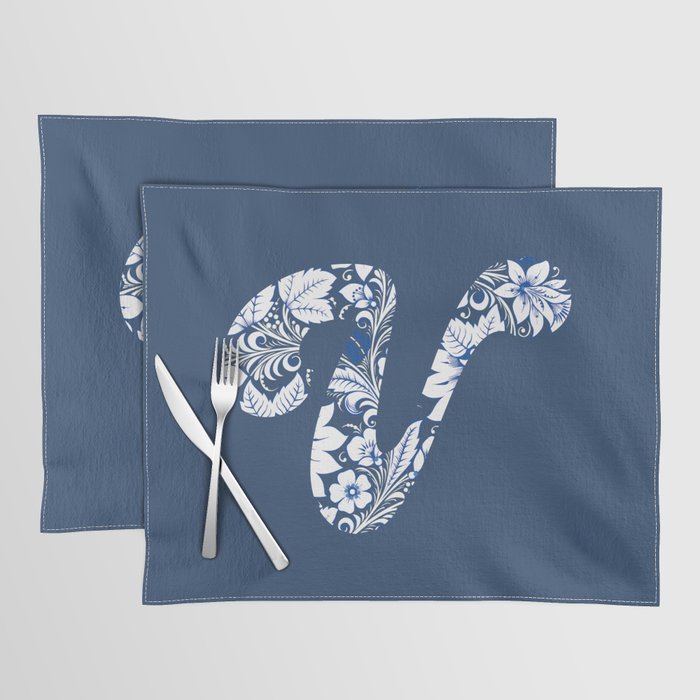 Chinese Element Blue - V Placemat