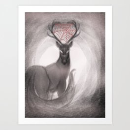 A Wandering Forest Spirit Art Print