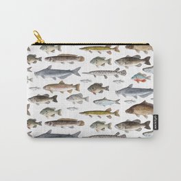 A Few Freshwater Fish Carry-All Pouch