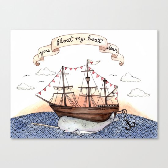 Float My Boat Canvas Print