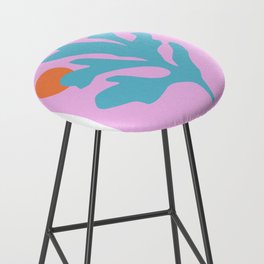 Matisse Poster 1. Leaf & Sun cut-outs Bar Stool