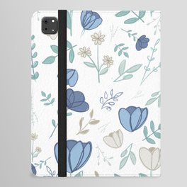 Tulip pattern iPad Folio Case