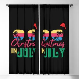 Christmas In July Sunglasses Blackout Curtain