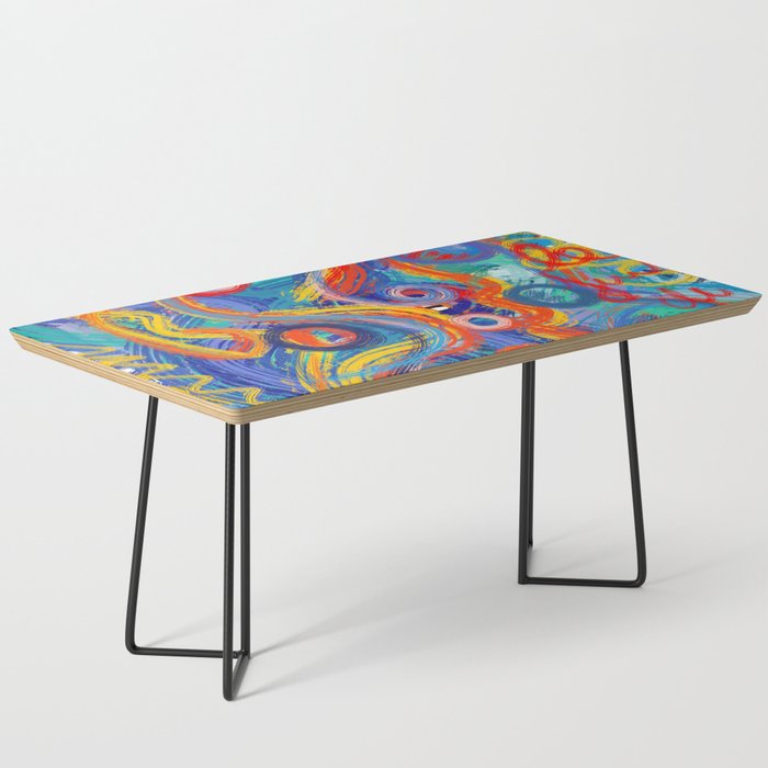 Abstract Sunset in Jungle  Coffee Table