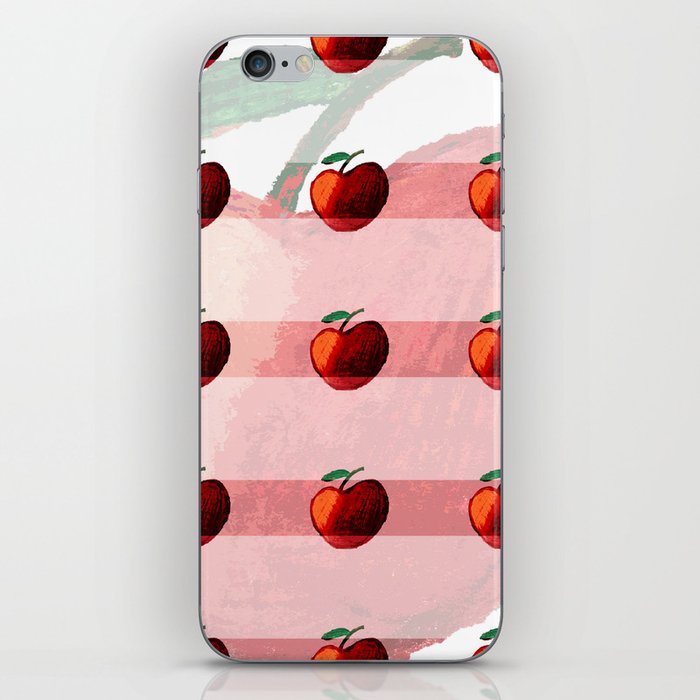 Red Apples Design iPhone Skin