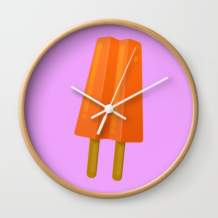 Popsicle dreaming Wall Clock
