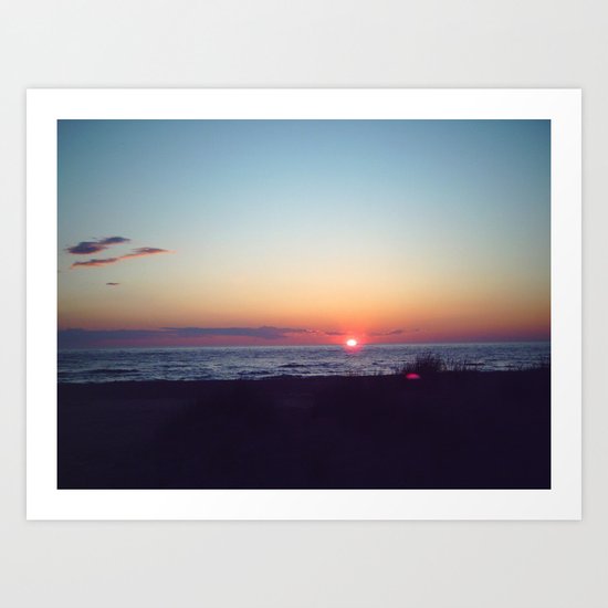 Fantasy Sunset Art Print