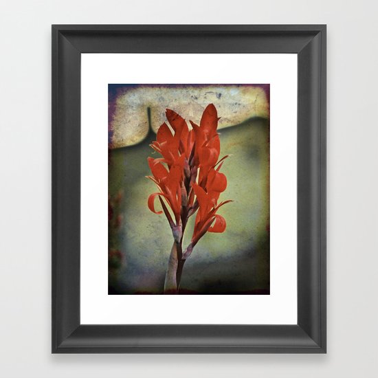 Churchyard Flower Framed Art Print