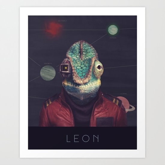 Star Team - Leon Art Print