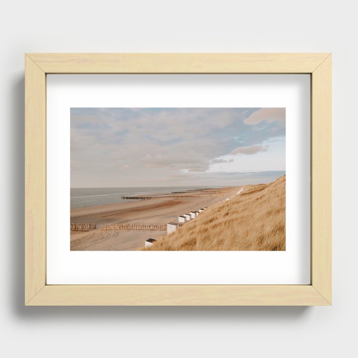 Beautiful beach view  Recessed Framed Print