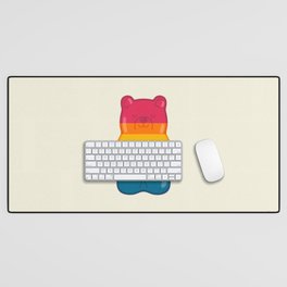 Rainbow Gummy Bear Desk Mat