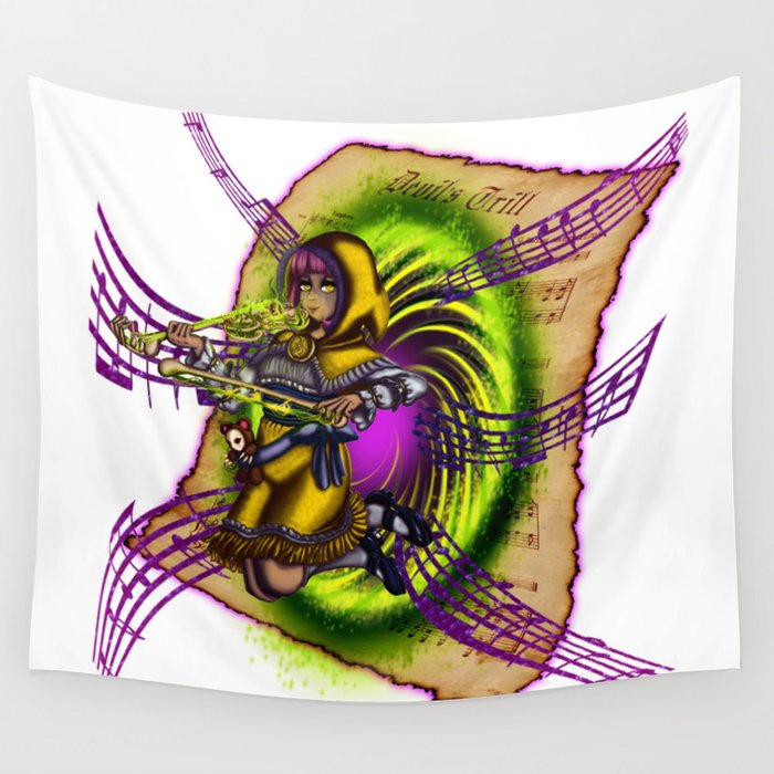 Lovecraft Cuties Set 01 Hasta The Yellow Queen Wall Tapestry