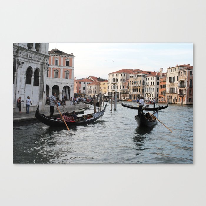 Venice Traffic Canvas Print