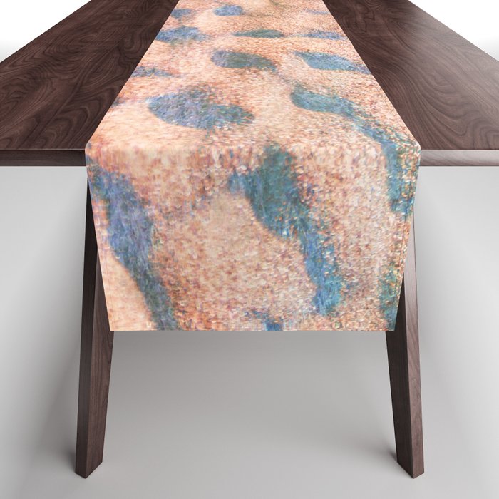 sand dunes impressionism texture Table Runner