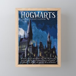 The best wizarding school Framed Mini Art Print