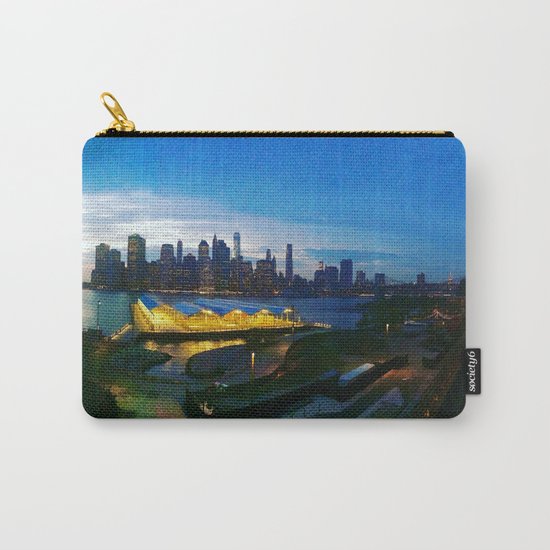 New York City as viewed from the Beautiful Brooklyn Heights Carry-All Pouch