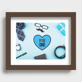 Father's Day Recessed Framed Print