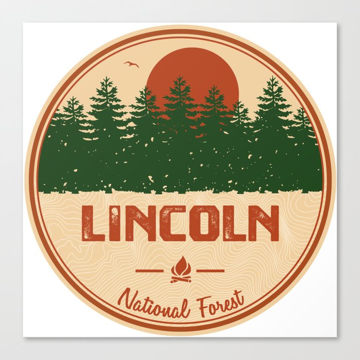 Lincoln National Forest Canvas Print