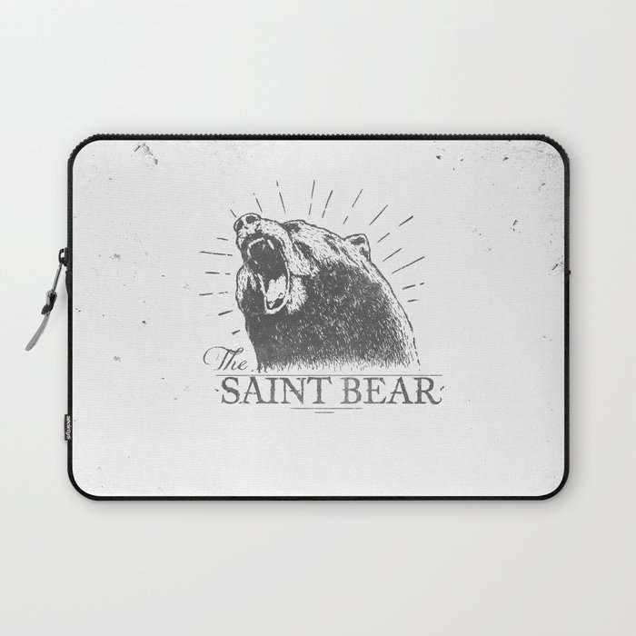 The Saint Bear Laptop Sleeve