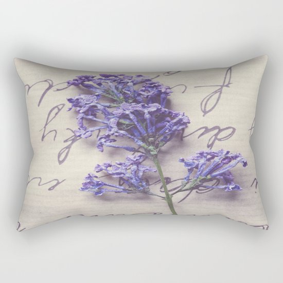 Love Letter With Lilac Rectangular Pillow