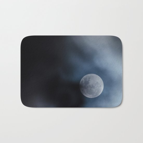 Moon blue 4 Bath Mat