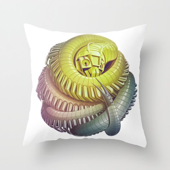 Killipede Throw Pillow