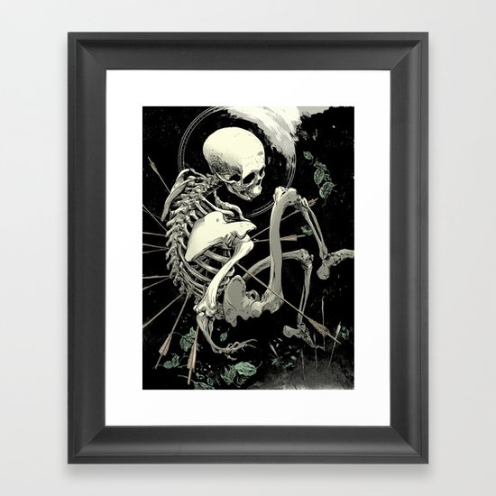 Caetera fumus Framed Art Print