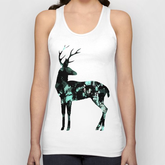 Abstract Deer Unisex Tank Top