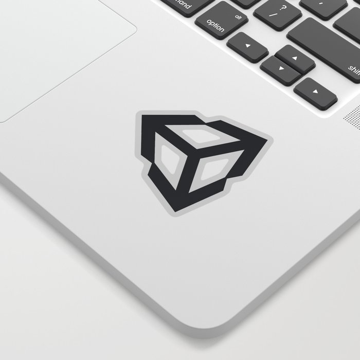 Unity 3d Engine Logo Sticker Sticker By Devstudios Society6