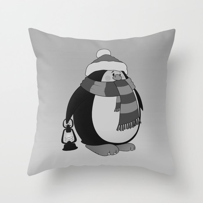 personalised penguin pillow