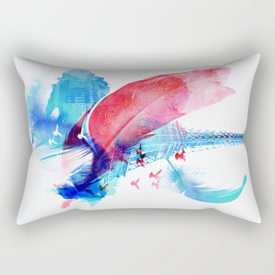 Pigeons of Paris Rectangular Pillow