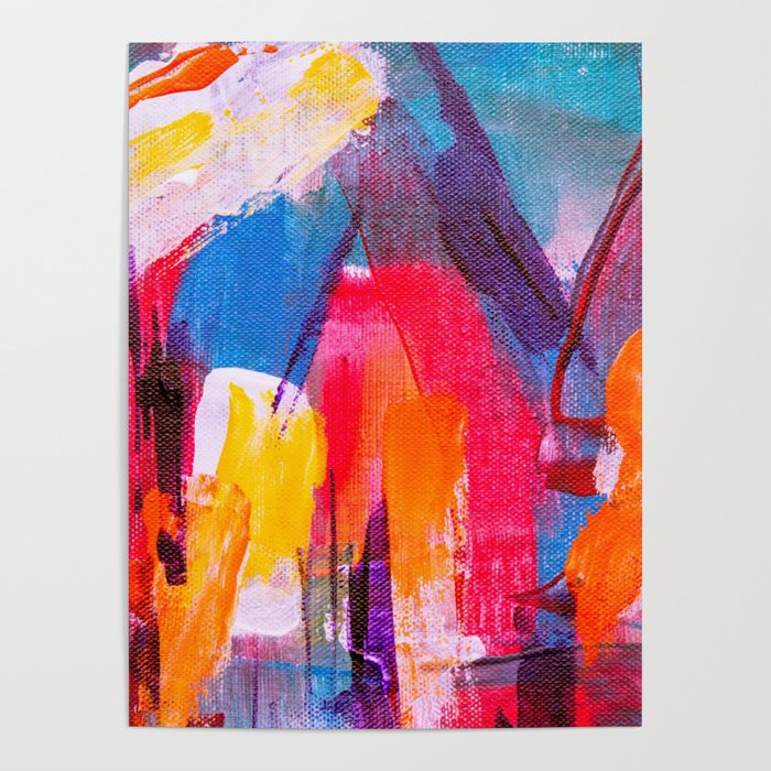 Colorful Abstract Art Poster