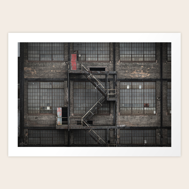 Fire Escape Art Print By Thr3eyes Society6