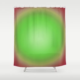 Orb Gradient // Alien Sun Shower Curtain